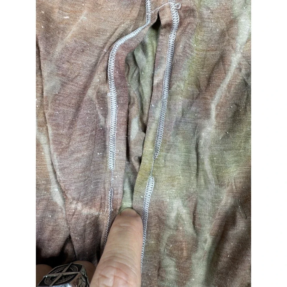 Lululemon Salute The Sun‎ Tank Tiger Custom Tie Dye Size 12 Boho Hiking Indie